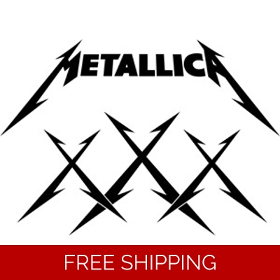 Metallica Metal Band Music Die Cut Vinyl Decal sticker Metallica Metal Band Music Die Cut Vinyl Decal sticker